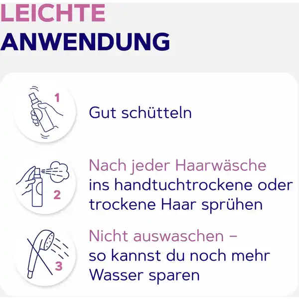 Sprühpflege Seidenkamm