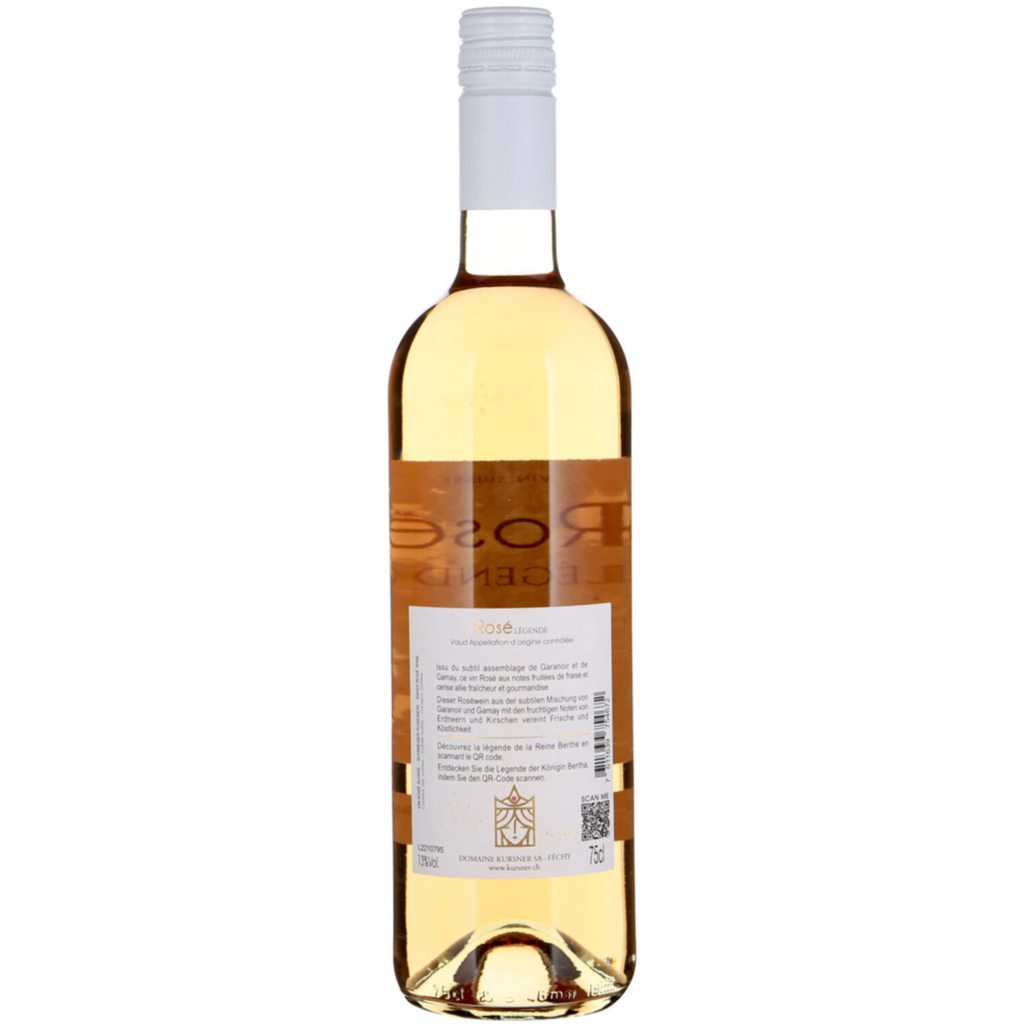La Côte AOC Féchy Rosé Légende Domaine Kursner -75cl