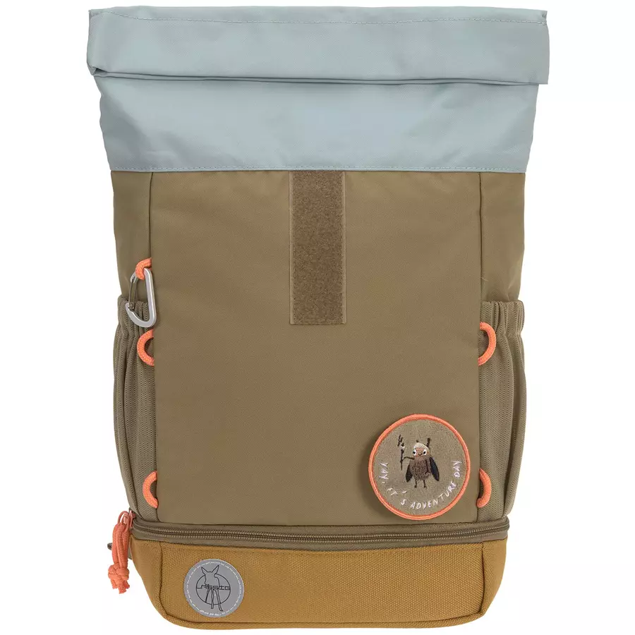 LÄSSIG Mini Rolltop Backpack, Nature olive
