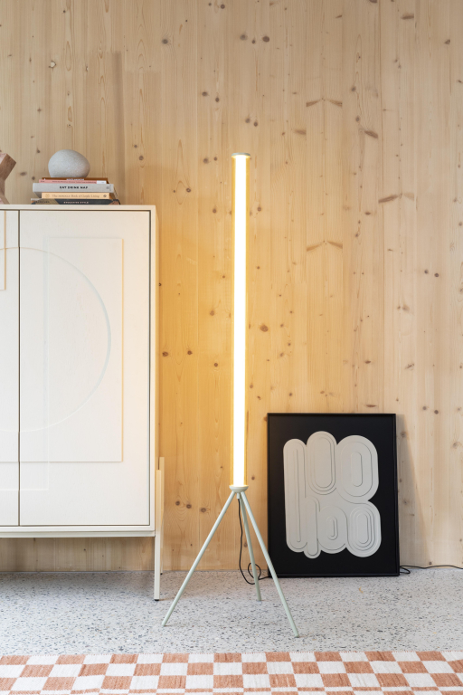 Zuiver Scotty vloerlamp beige