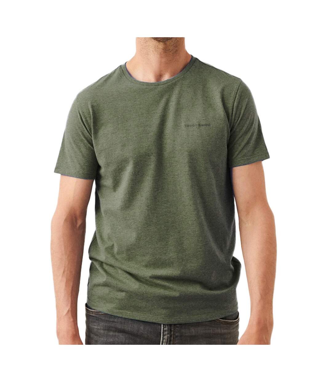T-shirt Vert Homme Teddy Smith Nark