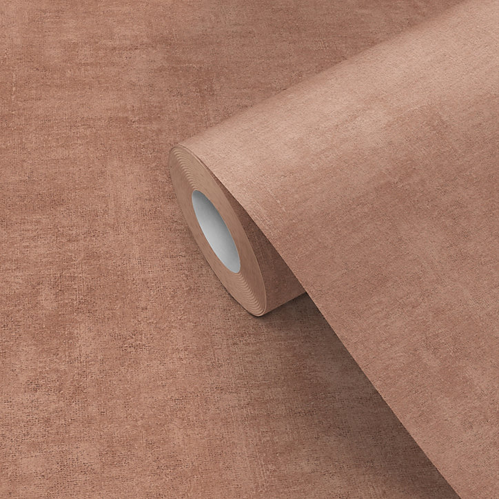 Papier peint pré-encollé vinyle intissé Easy Roll GoodHome Bagatelle rose l.53 x H.1005 cm