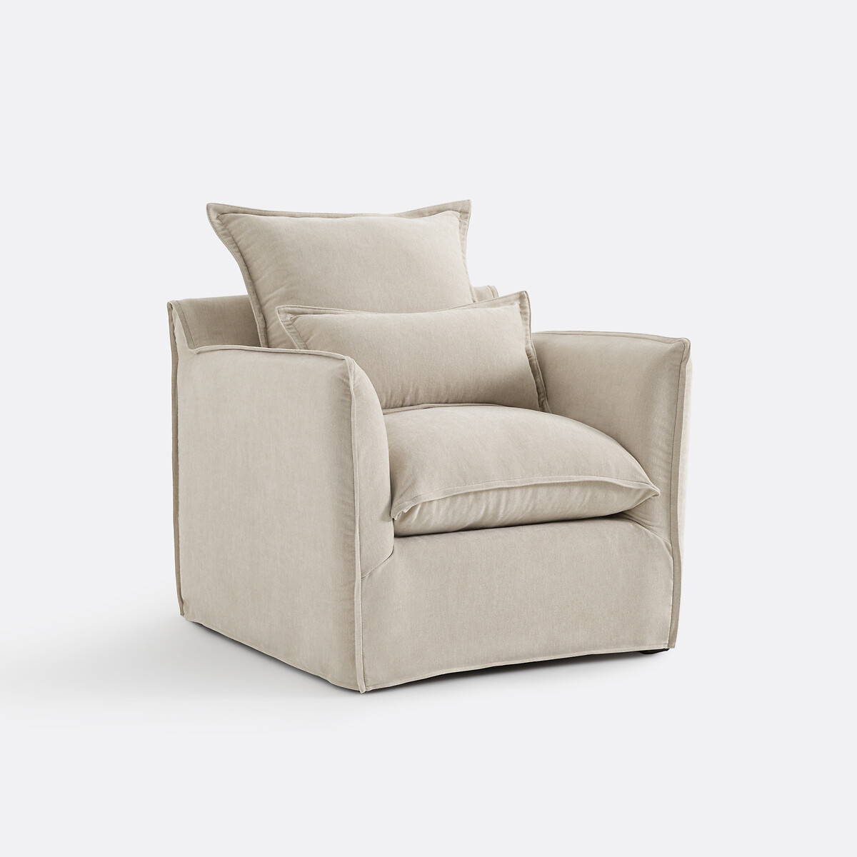 LA REDOUTE INTERIORS<br>Poltrona Odna em mistura de poliéster