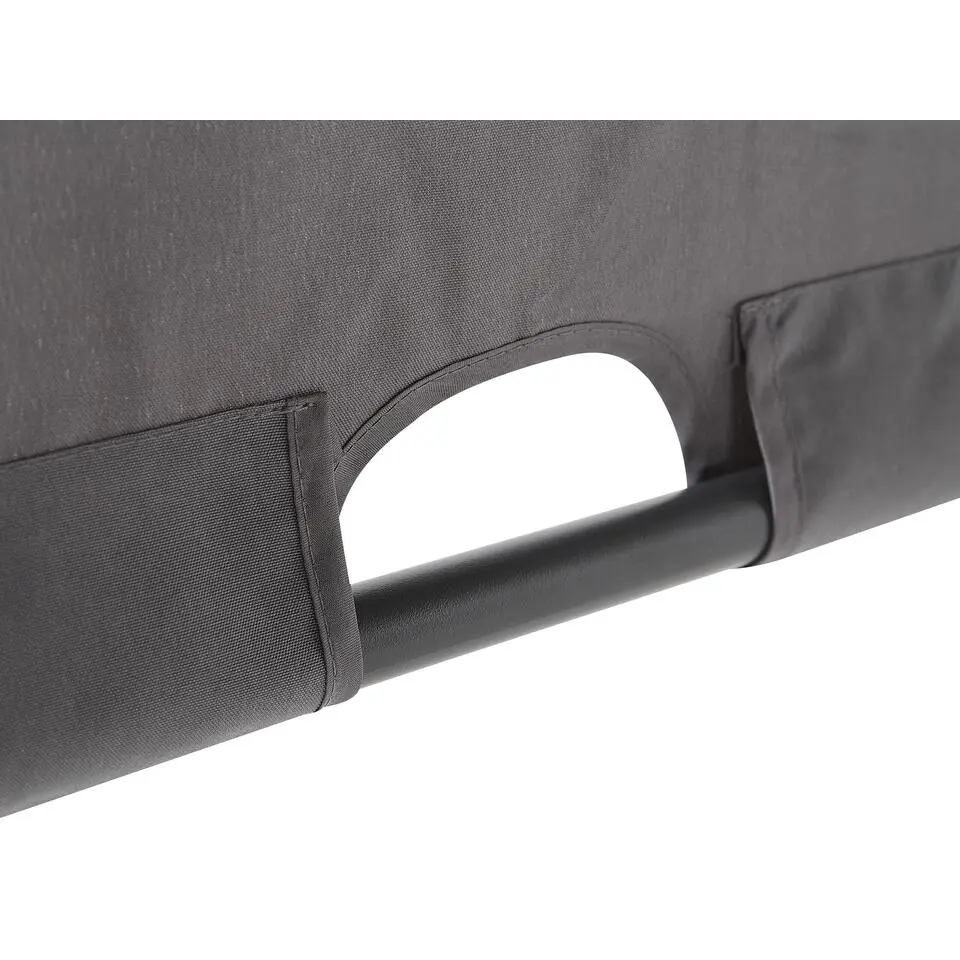 PARGA - Tuinpaviljoen - Zwart/Grijs - Polyester