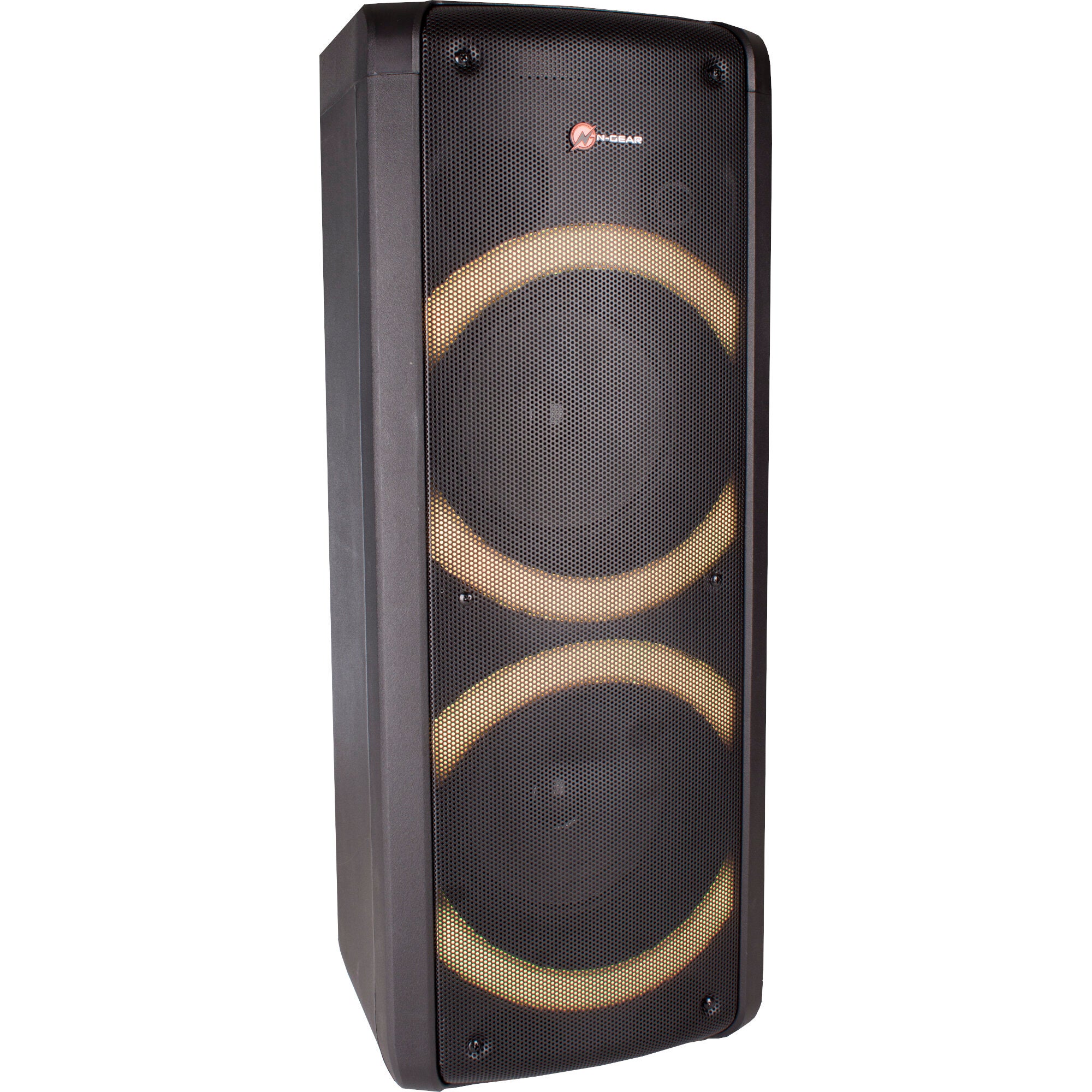 N-Gear Let's Go Party 72 mobiele luidspreker met microfoon en lichteffecten