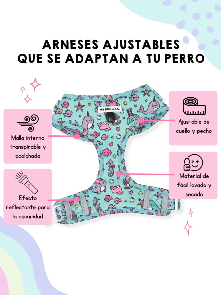 Arnês de sereia ajustável