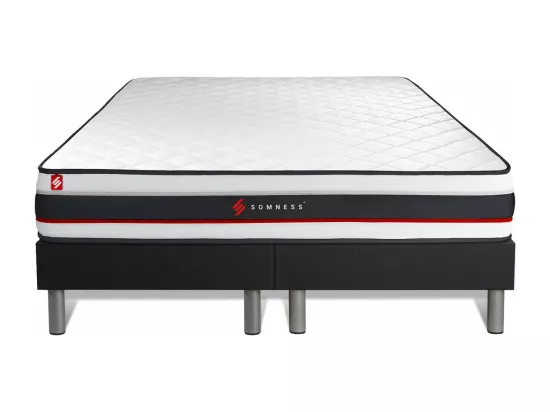 Ensemble double sommier 100x200 + matelas FORM 200x200