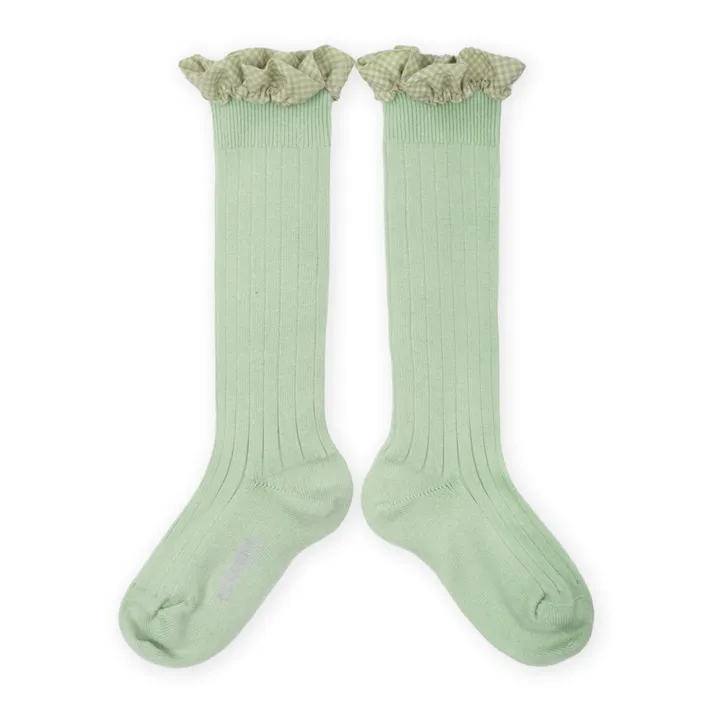 Collégien Chaussettes Apolline | Vert