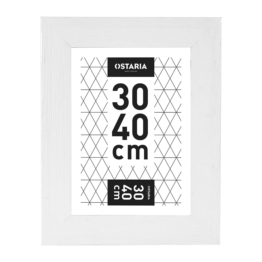 Cadre photo ZOE blanc 30x40cm
