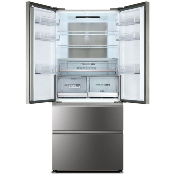 Haier Side-by-Side Multi Door French Door 83 SERIE 7 HB18FGSAAA Silber Titan