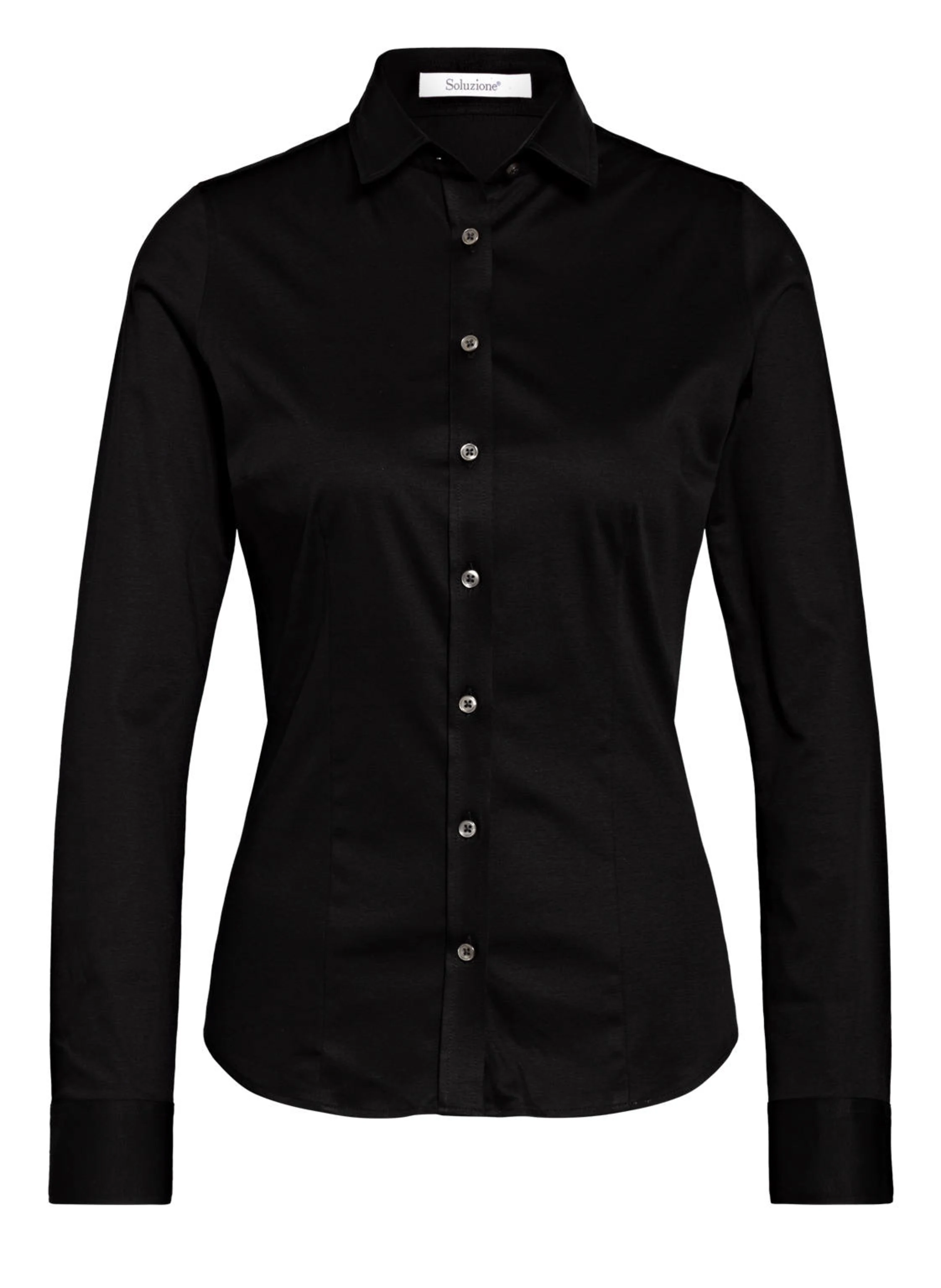 Soluzione Hemdbluse aus Jersey