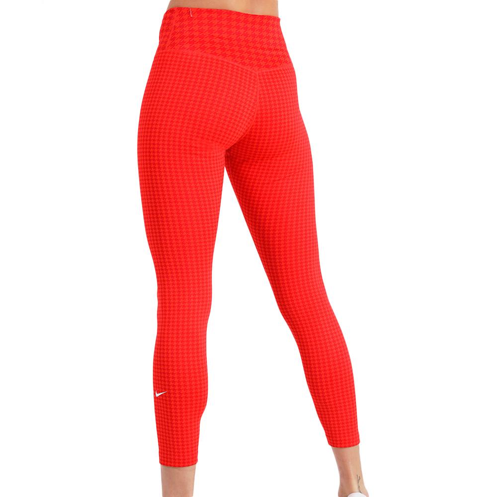 Nike Legging Rouge Femme Nike One Df Icon clash 7/8