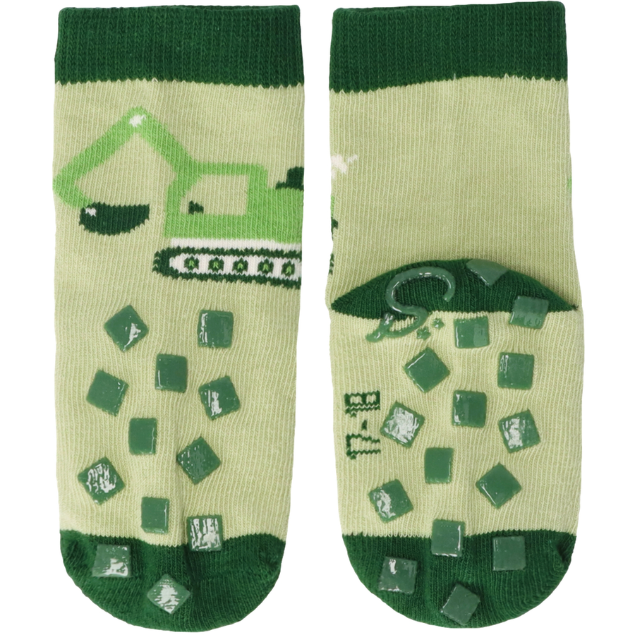 Sterntaler ABS-Krabbelsocken DP Bagger blassgrün