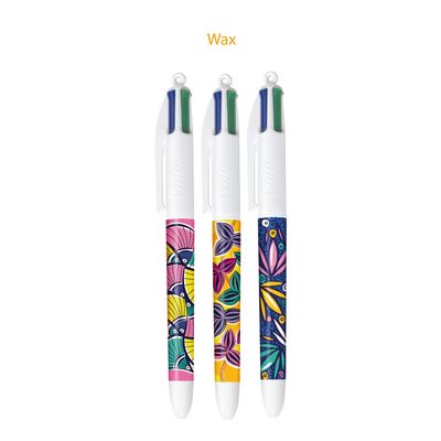 BIC 4 Couleurs - 12 Stylos à bille 4 couleurs - 1 mm - décors tournants