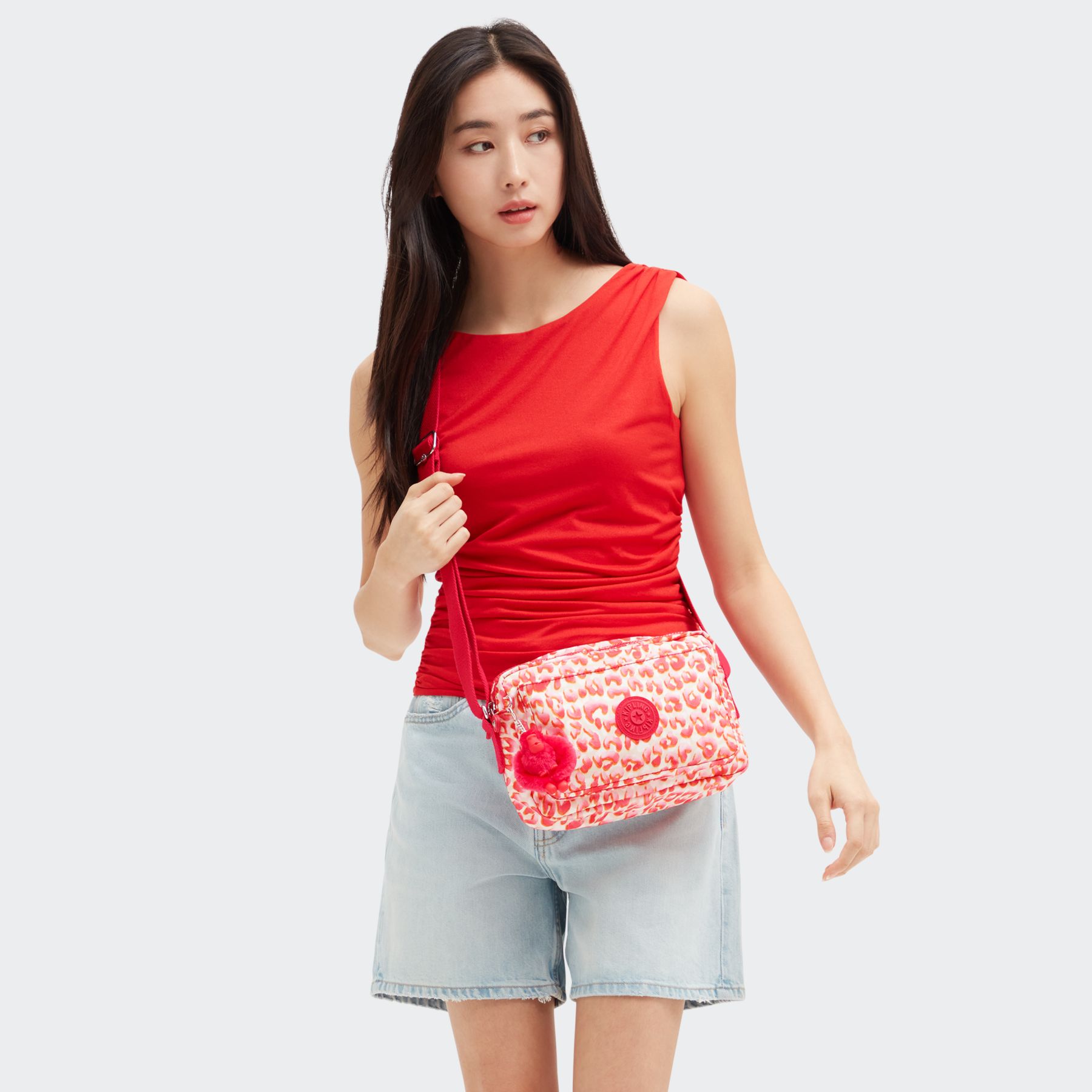 ABANU M Sac à Bandoulière de Taille Moyenne avec Sangle Réglable - Latin Cheetah