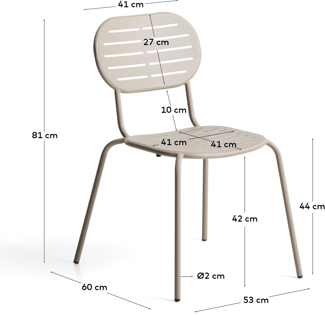 Kave Home   Brai Tuinstoel