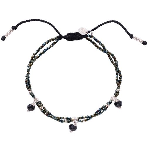 A Beautiful Story Honor Armbånd, Black Onyx, 16-22 cm