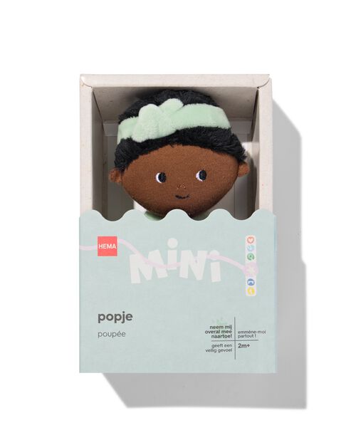 mini poupée 15cm verte
