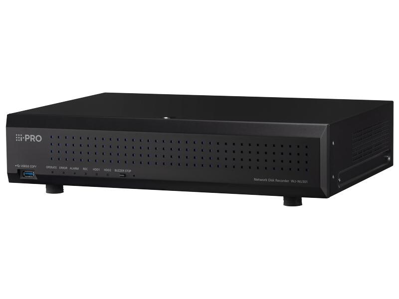i-Pro Netzwerkrekorder WJ-NU301KG 16 Kanal ohne HDD Neue NVRs mit höherer Sicherheitsstufe und einfacher Installation mit integriertem PoE  Switch