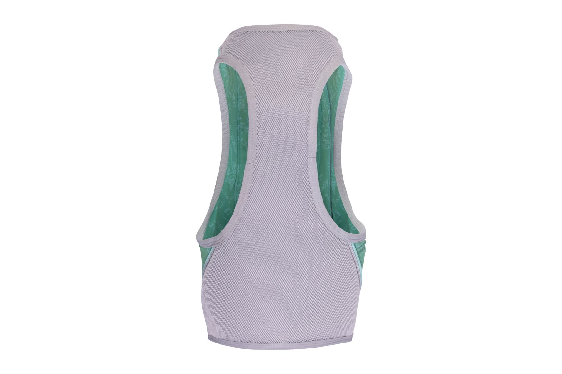 Veste de refroidissement swamp cooler zip™ avec une couverture upf 50+. Couleur: aurora teal (sarcelle), taille: l