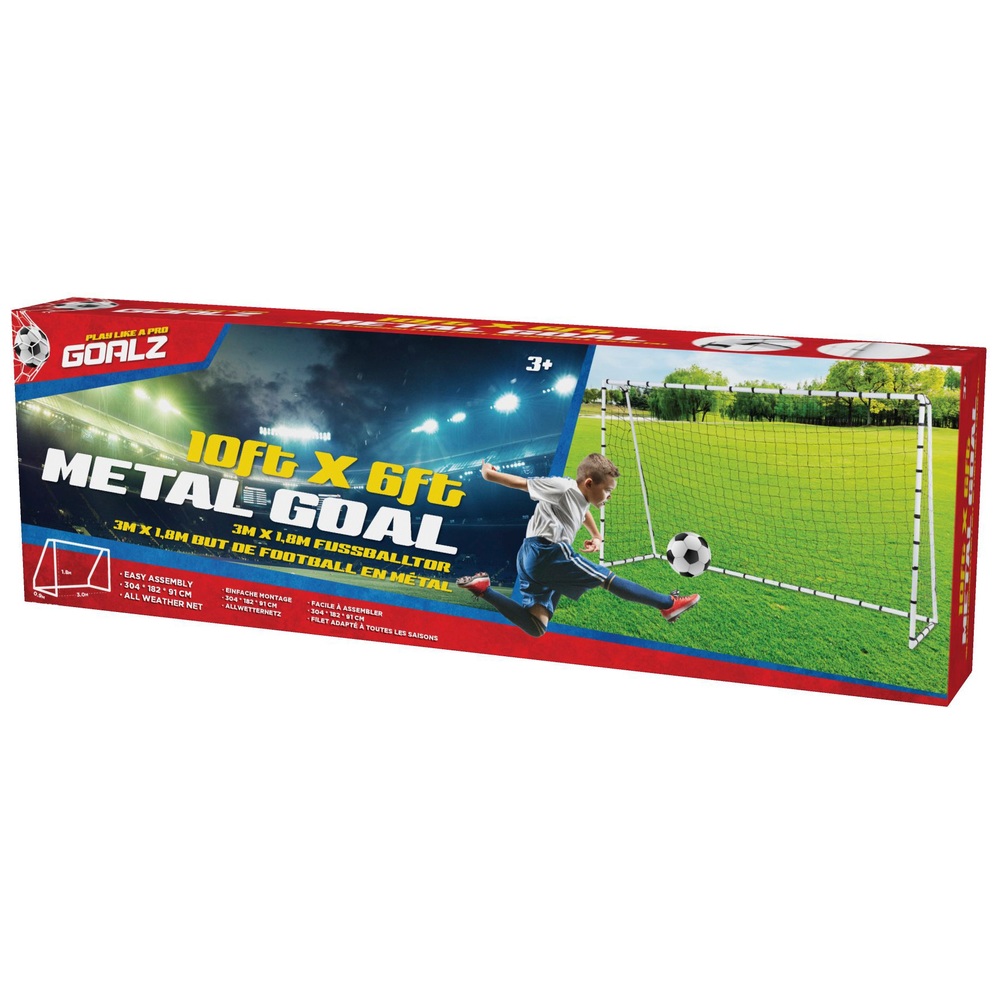 Metall-Fußballtor 10 x 6 Fuß