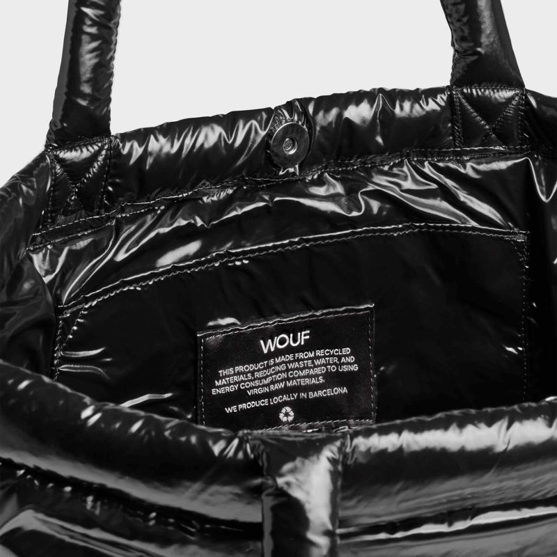 Sac shopping Tote Bag 38 cm Black Glossy
