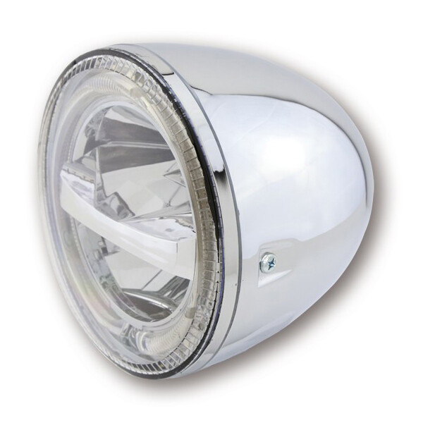 Highsider - Phare Circle - Fixation latérale Chrome