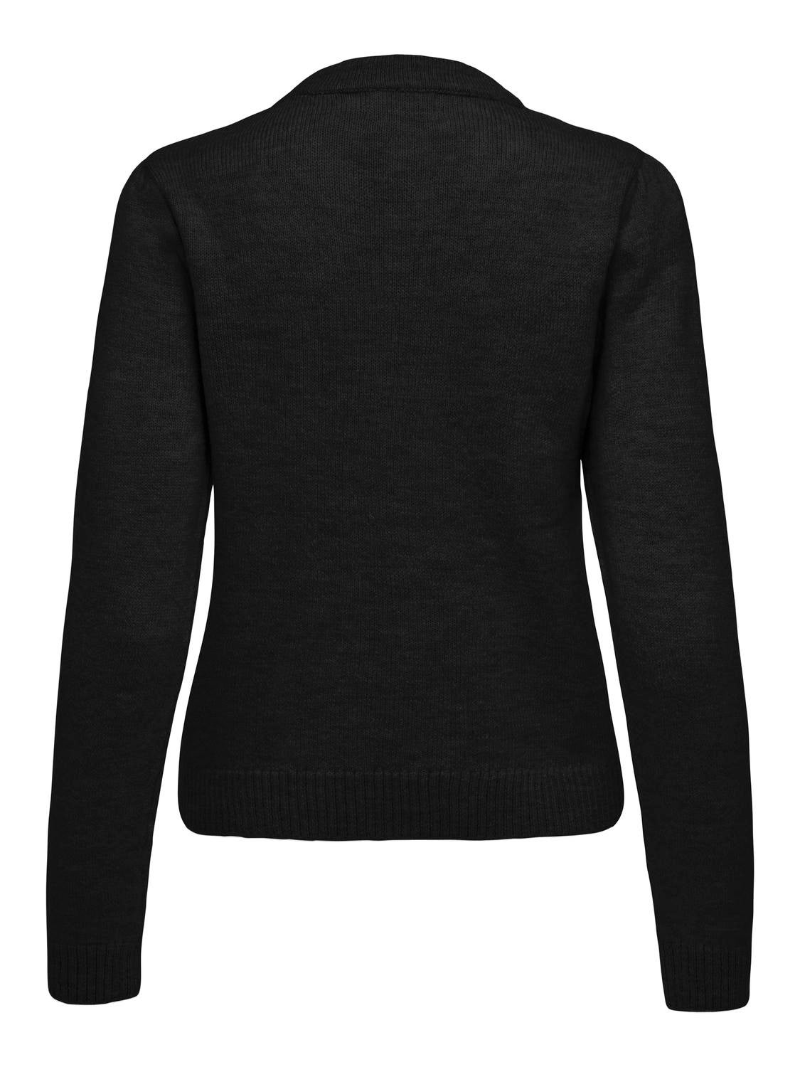 ONLBRIANNA Strickpullover Black