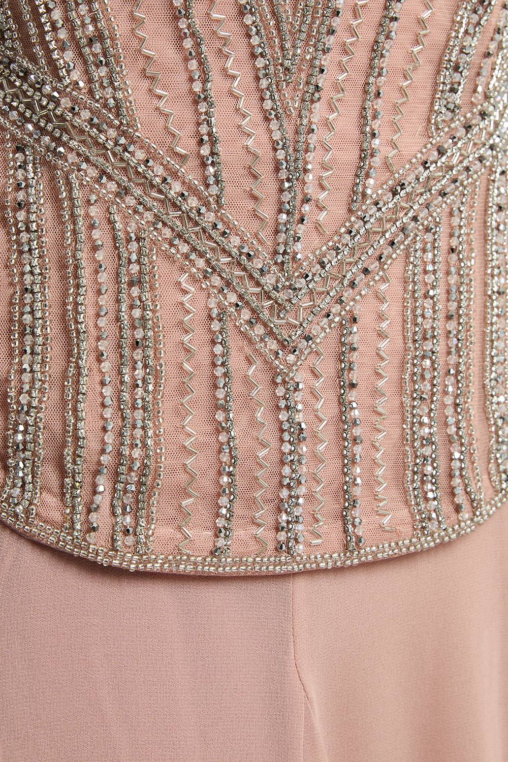 KarenMillen Robe Maxi Corset À Cristaux Petite