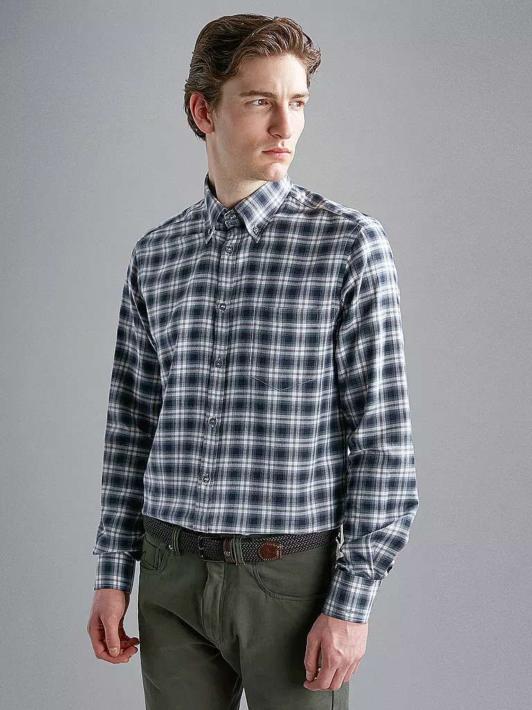 PAUL & SHARK Hemd Regular Fit grau