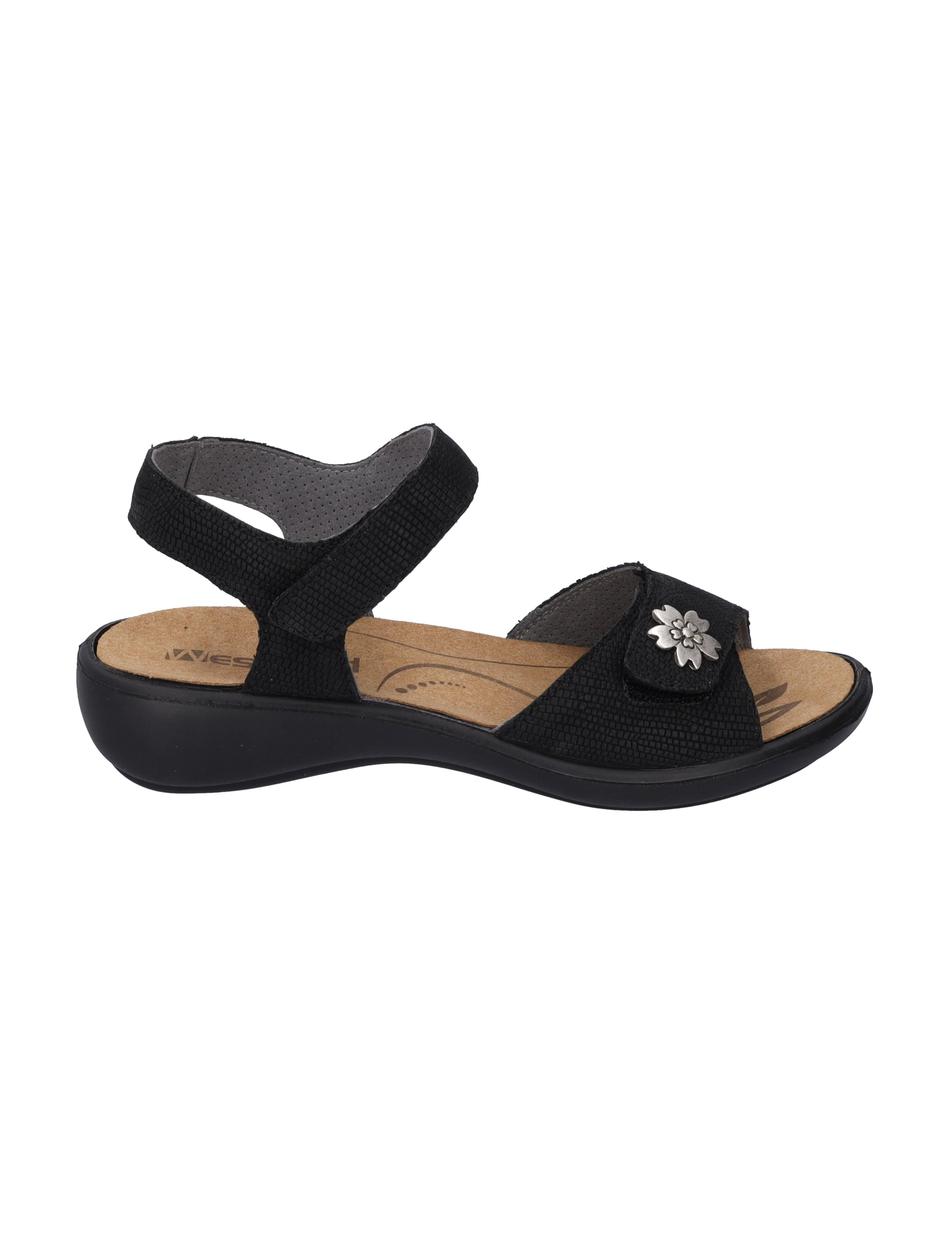 Sandale Ibiza 115, schwarz