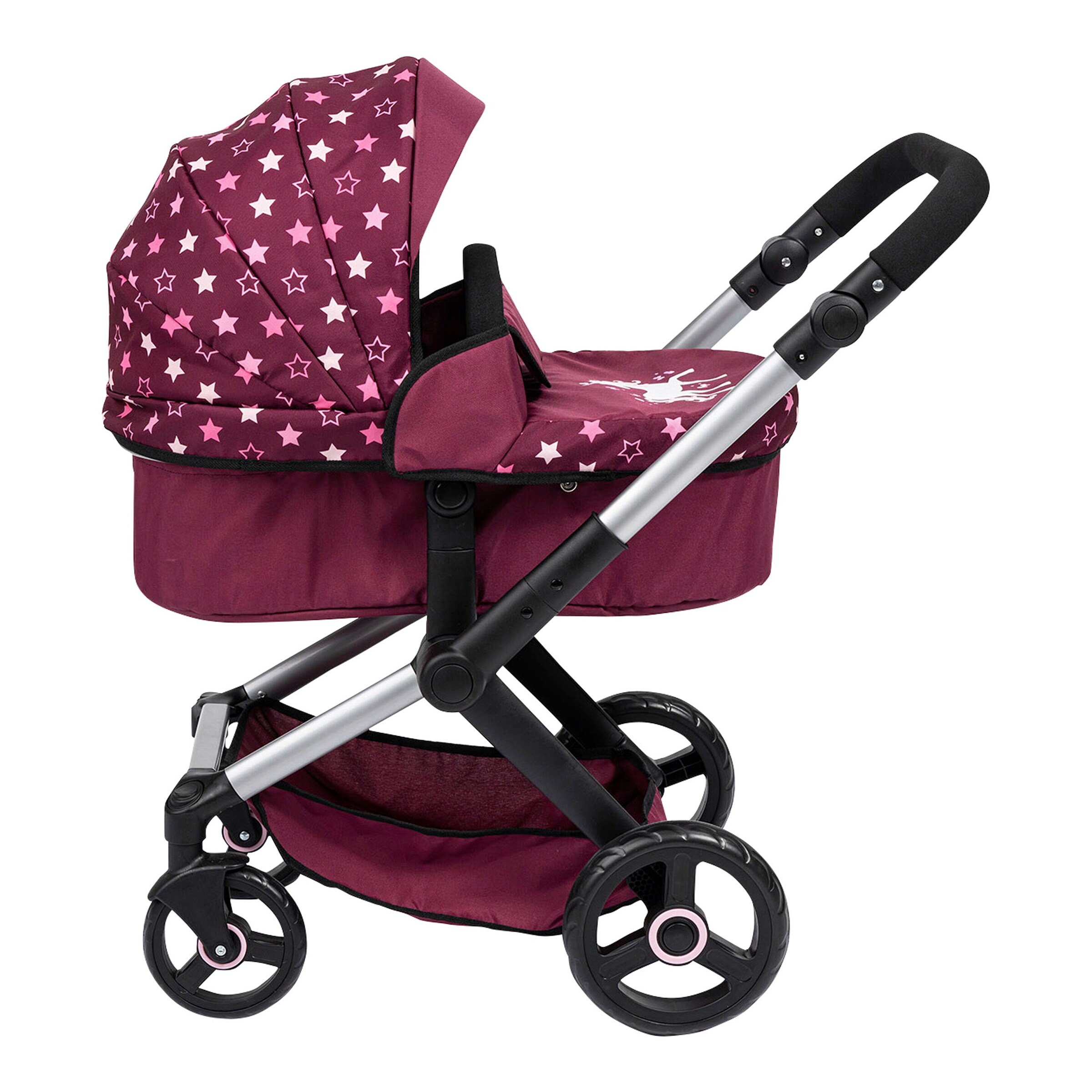 Bayer Design Kombi-Puppenwagen Xeo bordeaux