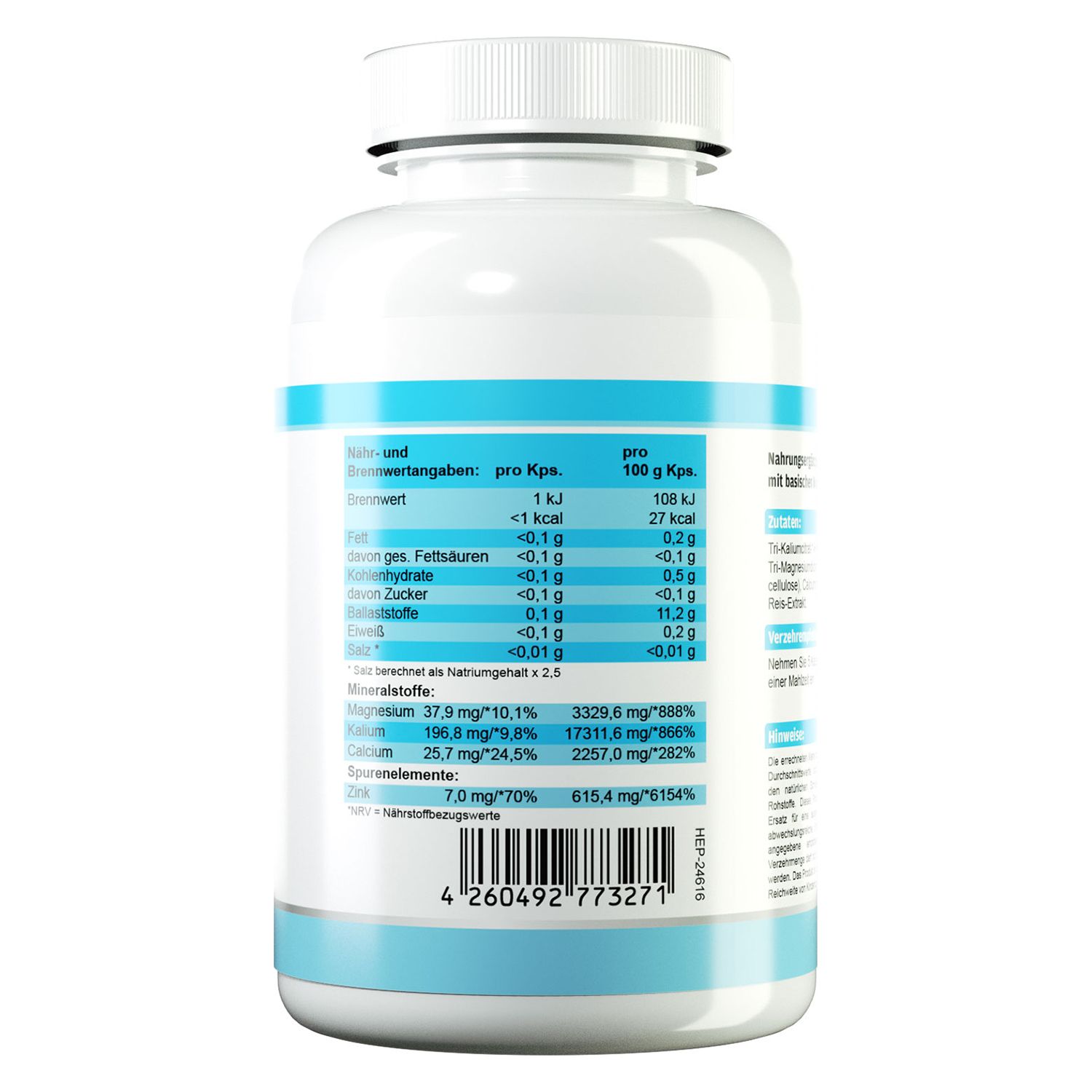 HEALTH+ BASISCHE MINERALIEN