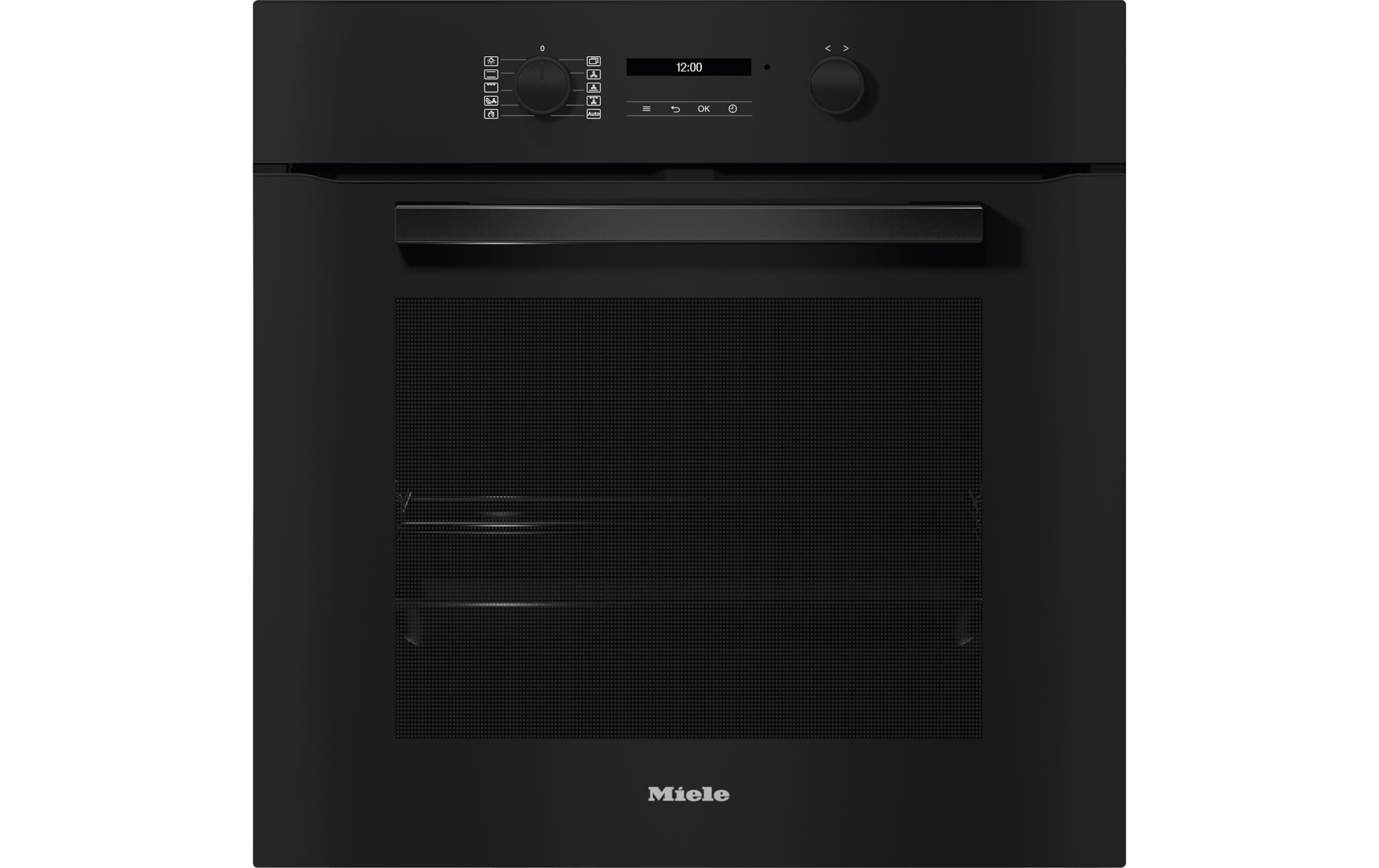 Einbaubackofen H 2861-60 BP Schwarz A+<br>Backofen in kombinierter Ausführung mit Vernetzung und Pyrolyse