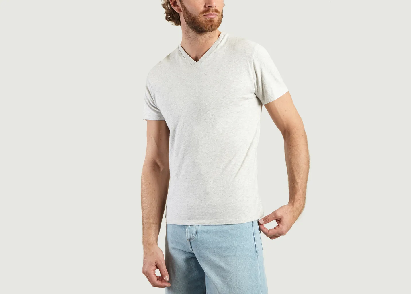Tshirt Bysapick Col V American Vintage
