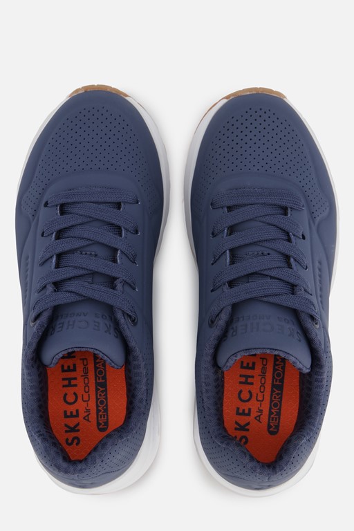 Skechers Uno Air Blitz sneakers blauw Synthetisch