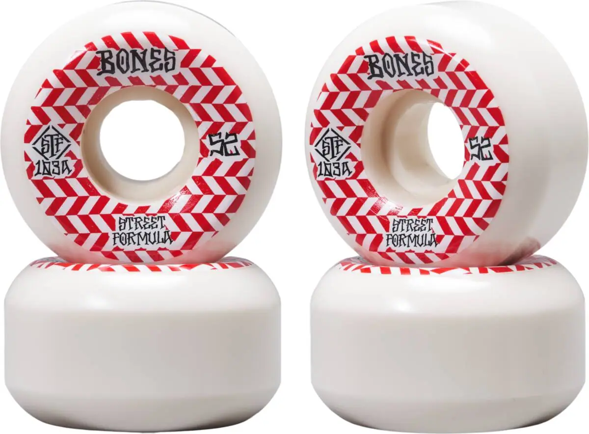 Bones STF V5 Sidecut Skateboard Hjul 4-Pak | SkatePro