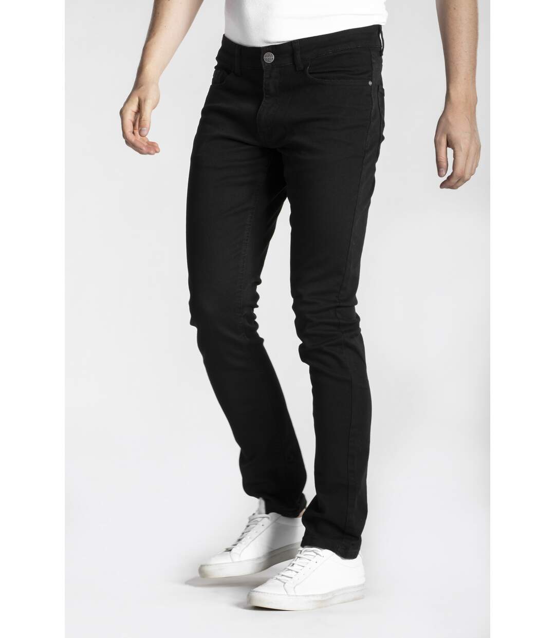 Jeans stretch RL80 Fibreflex® coupe droite ajustée NOIR