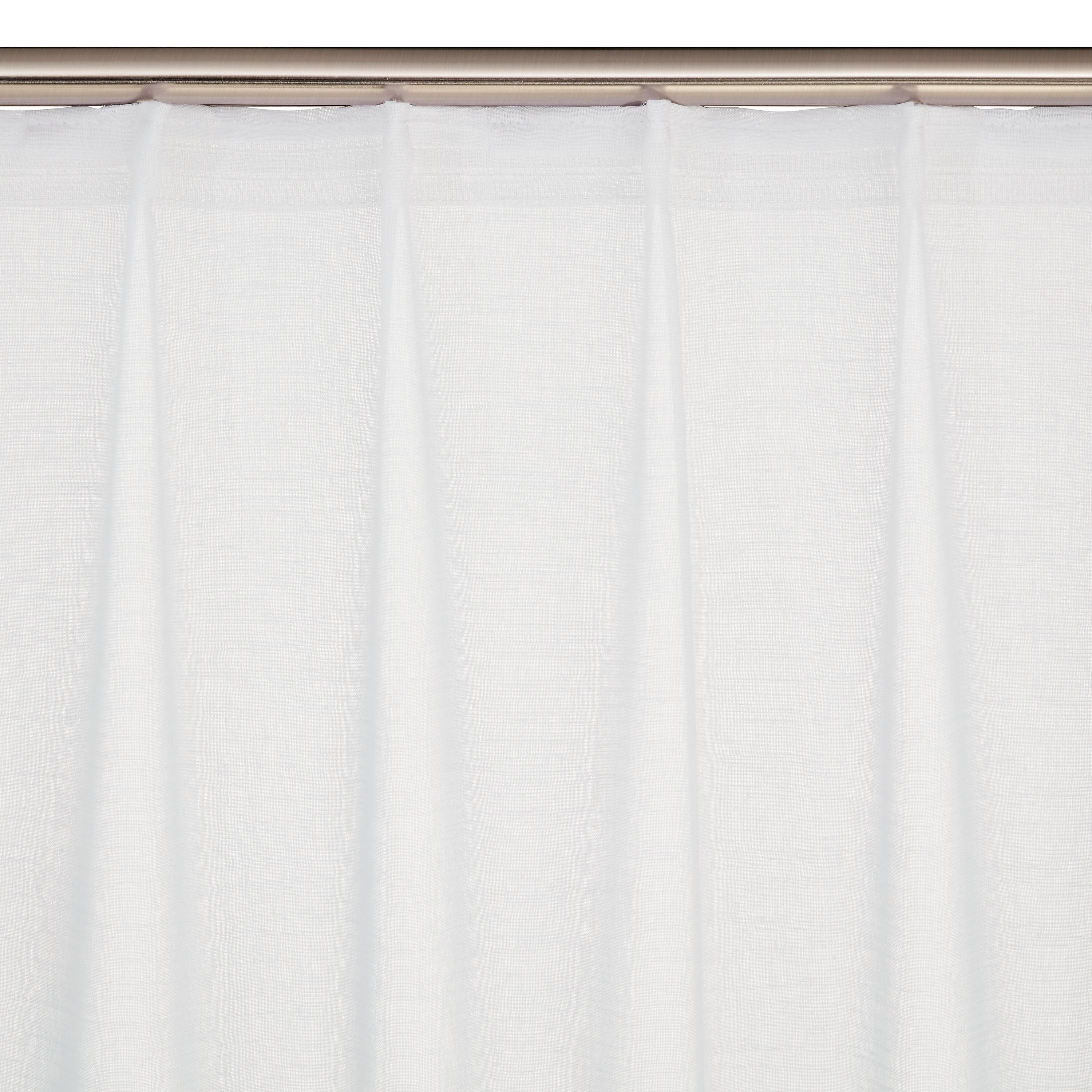 BAMBU Fertigvorhang Tag - Weiss / B: 150.0 cm x H: 260.0 cm