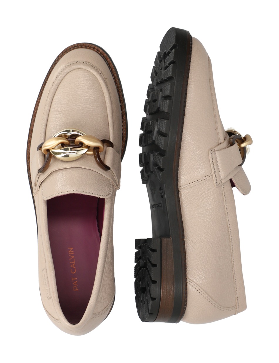 Glattleder Slipper
