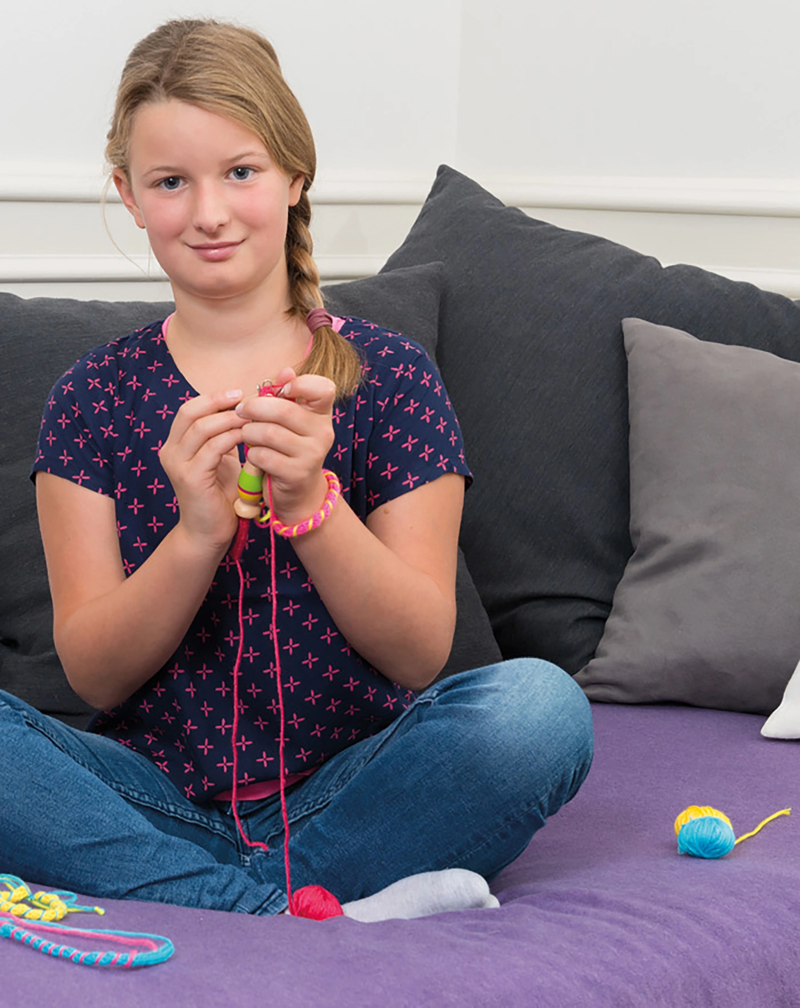 Strickliesel LENA KREATIV in bunt