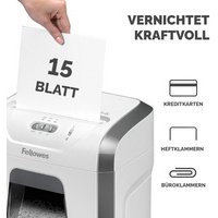 Destructeur de documents Powershred 15C, blanc