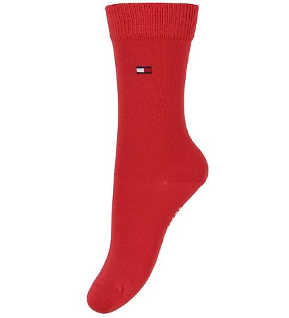 Tommy Hilfiger Strømper - 2-pak - Basic - R?d/Navy