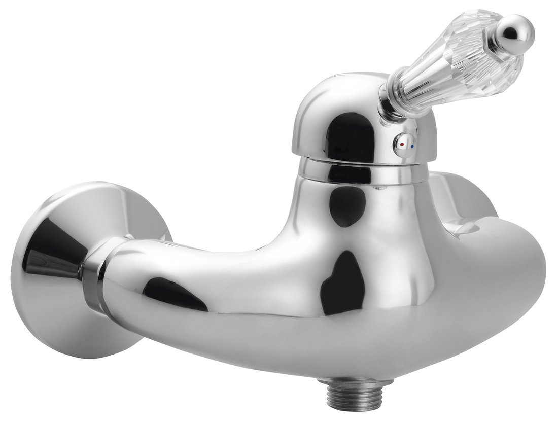 Sapho Kirké Crystal wand douchemengkraan chroom