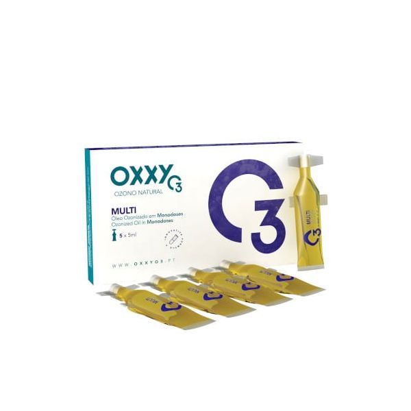OxxyO3 Multi Óleo 100% Ozonizado em Monodoses 5x5ml