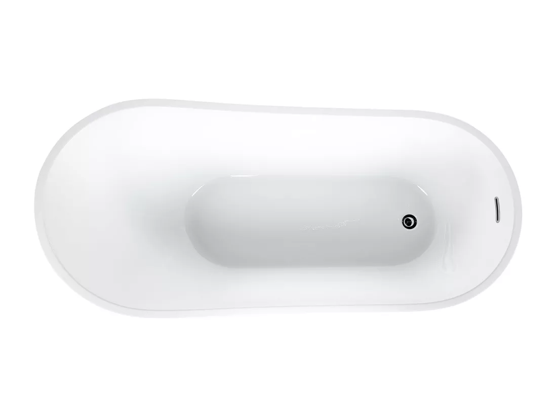 Baignoire îlot noire 170 x 78 cm SOLARTE