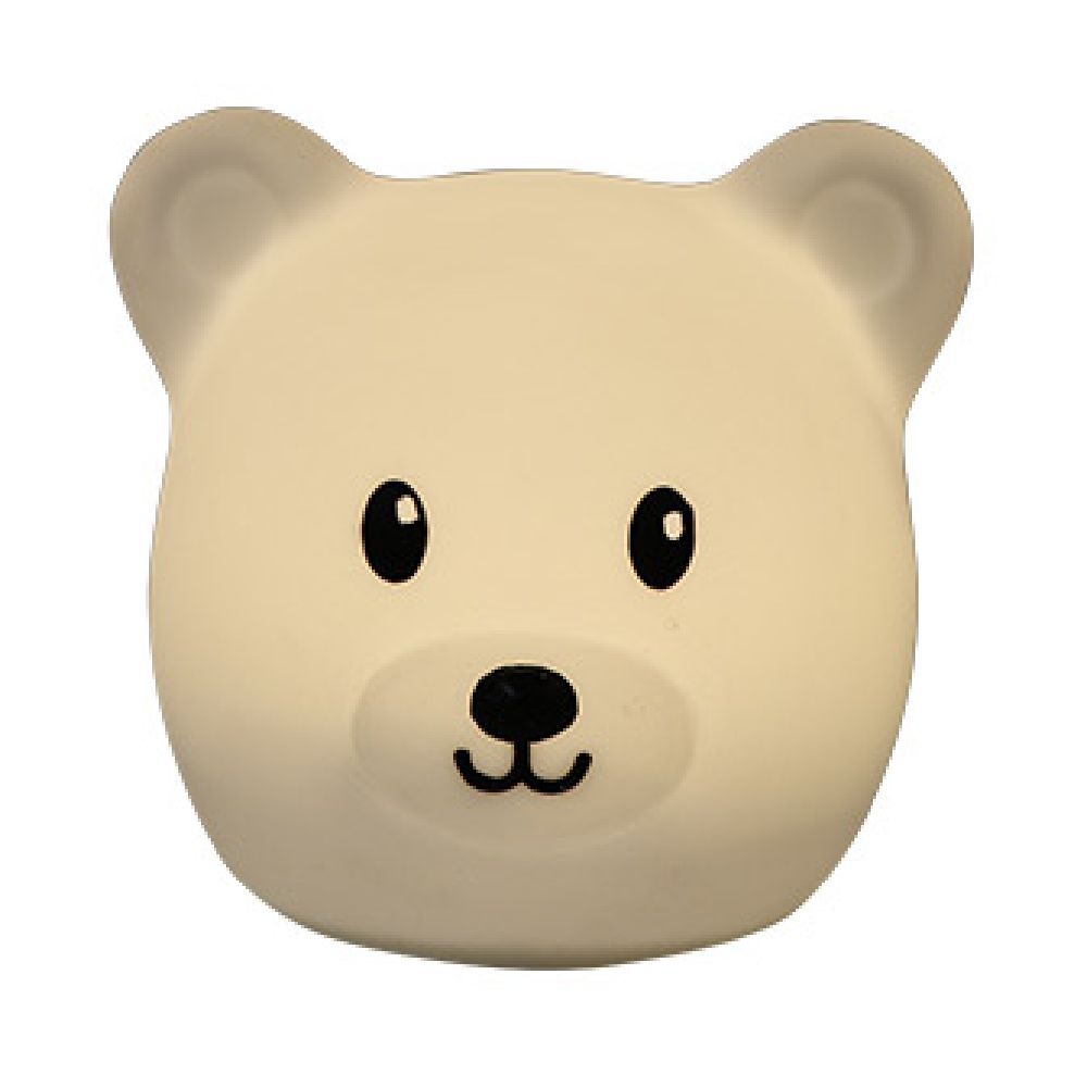 Veilleuse enfant tactile tête ourson Ø10,5xH12cm