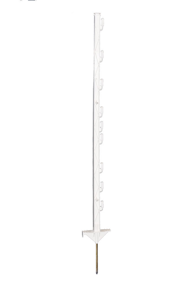 Gallagher Vario-paal - Afrasteringspaal - 100 cm - 10 Stuks - Wit - 14 cm - 100 cm