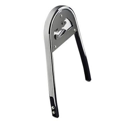 Sissy bar Highway Hawk confort complet - Gris / Noir