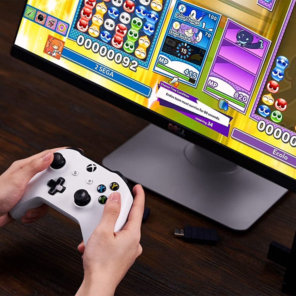 USB Wireless Adapter 2 Bluetooth Game Controller Adapter für PS5 / PS4 / PS3 / Xbox Series X/S / Xbox One / Switch Pro Controller